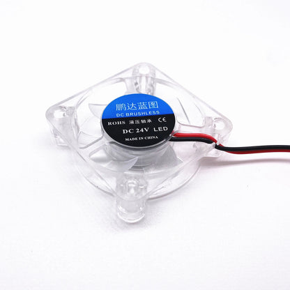 2PCS NEW 3d Printer Fan 30MM 30*30*10MM 3cm Fan With Blue Led Graphics Card Fan Cooling Fan 5V 12V 24V With 2pin USB