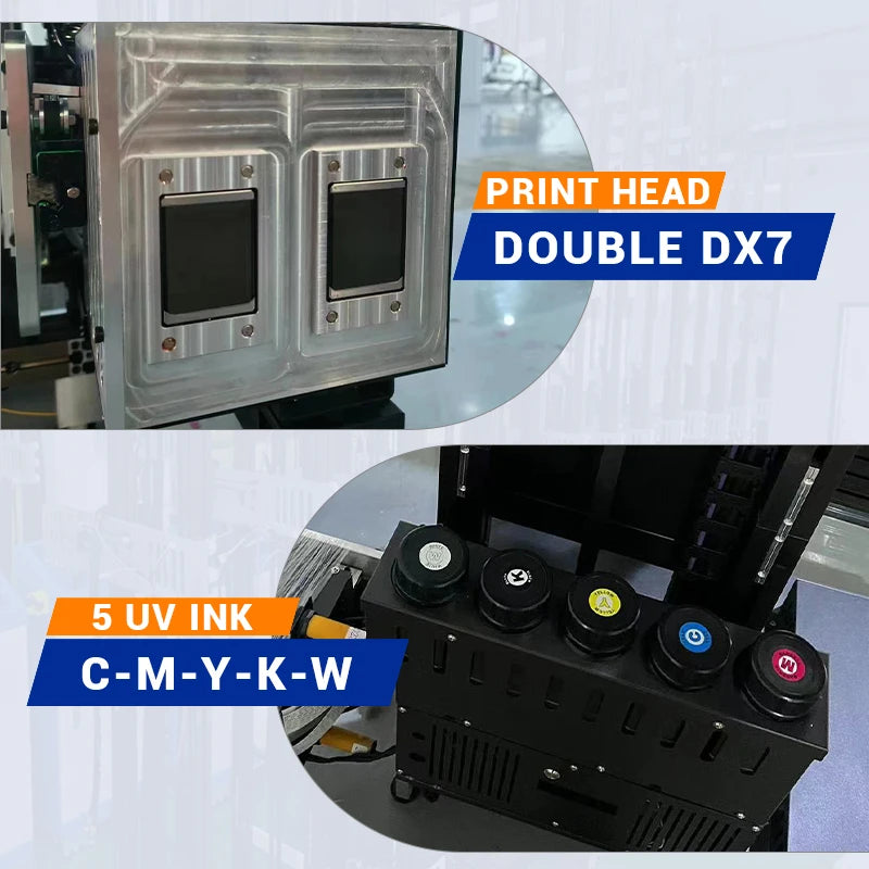 Double DX7 Print heads UV  Wall Printer On 3D Wall Printing Machine